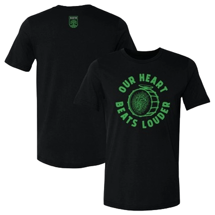 AUSTIN FC OUR HEART BEATS LOUDER TEE