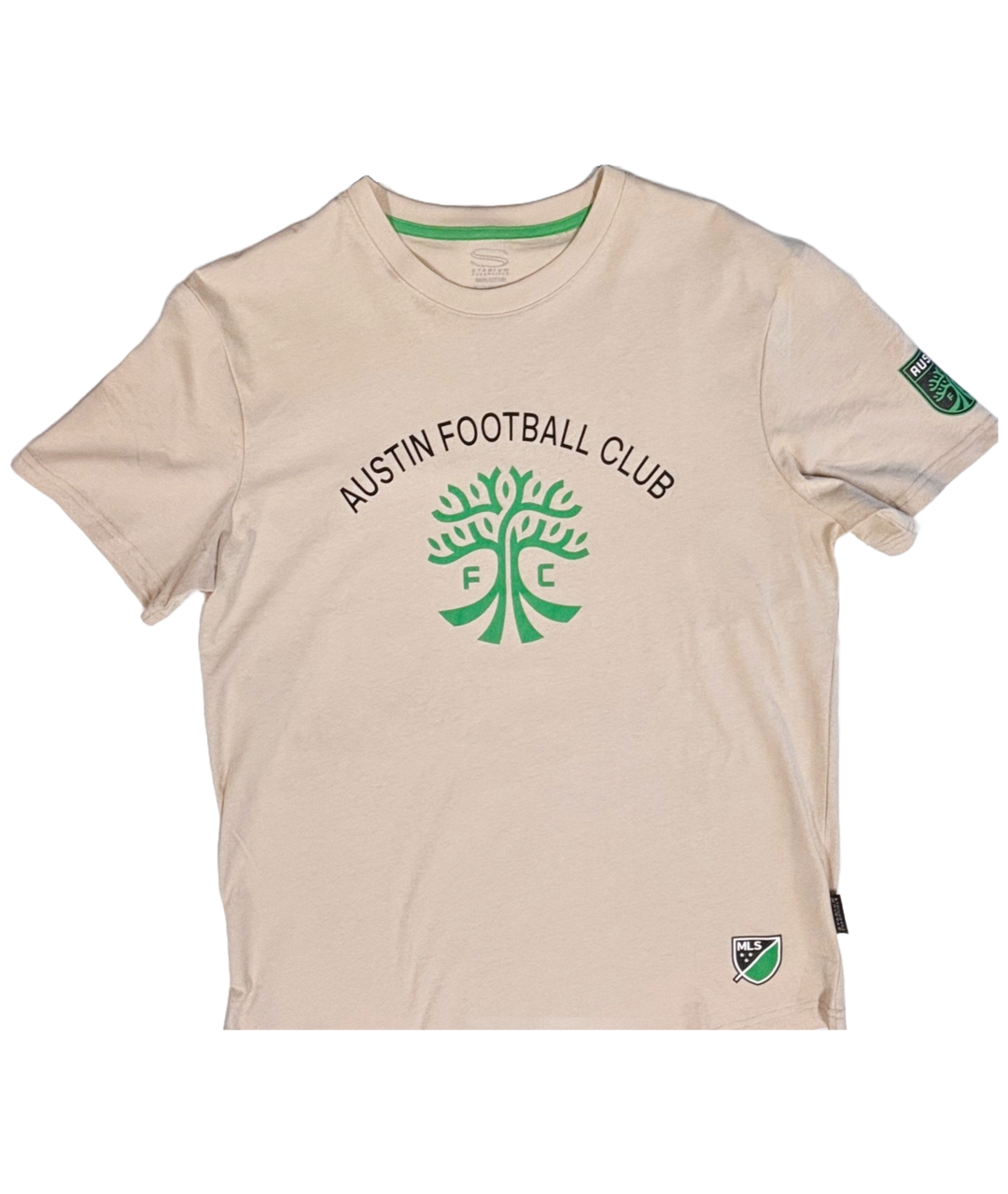 AUSTIN FC STATUS TAN TEE