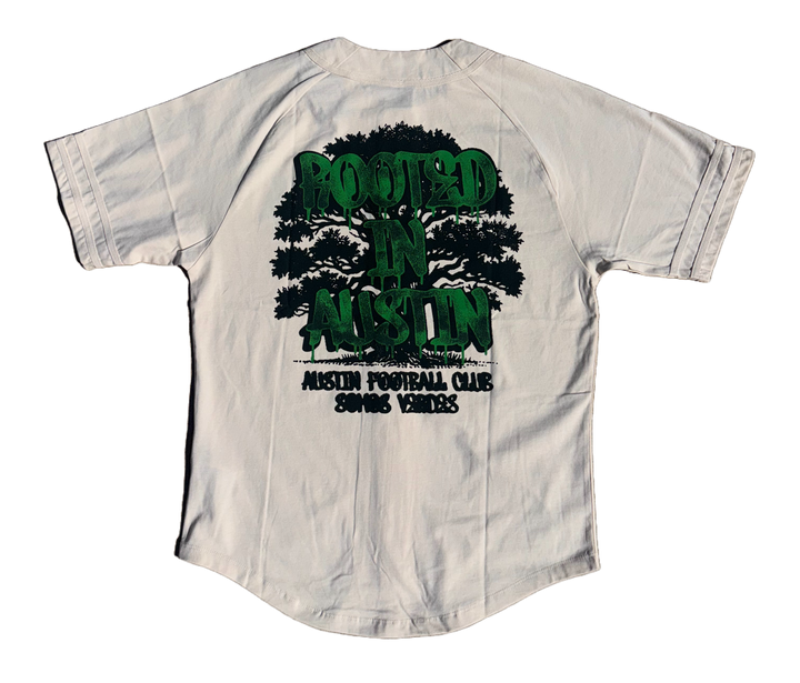 AUSTIN FC OFF WHITE BASEBALL JERSEY