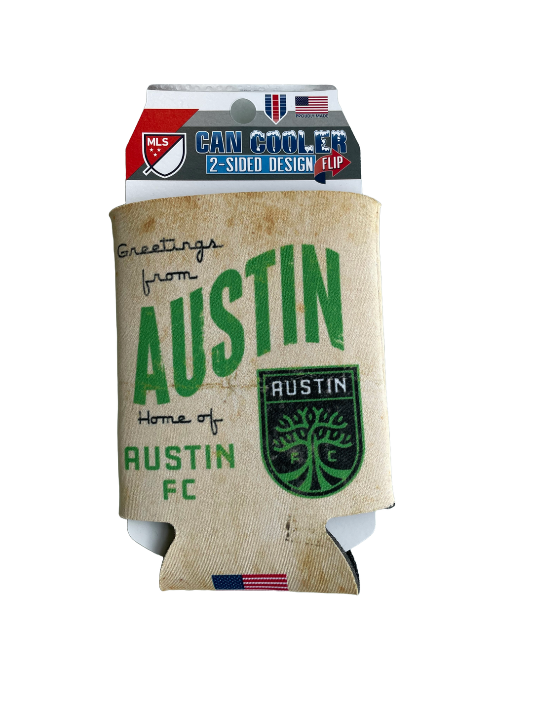 AUSTIN FC GREETINGS FROM TEXAS KOOZIE