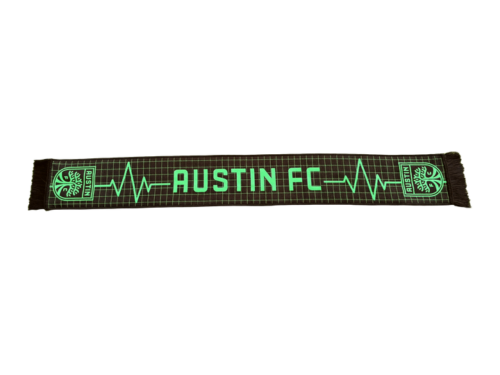 AUSTIN FC EKG HEARTBEAT SCARF 2025