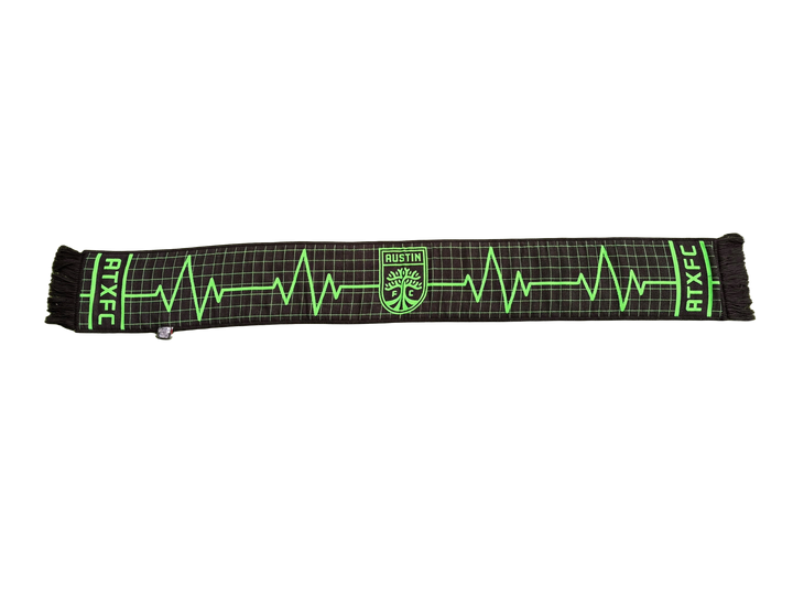 AUSTIN FC EKG HEARTBEAT SCARF 2025