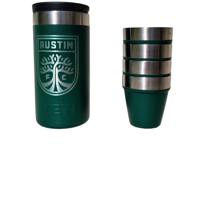 AUSTIN FC YETI BLACK FOREST SHOT GLASSES