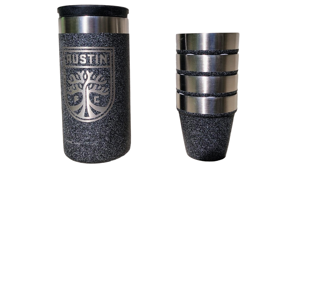 AUSTIN FC YETI BLACKSTONE SHOT GLASSES