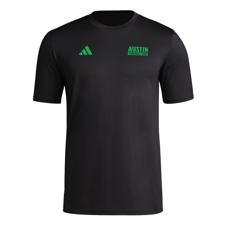 AUSTIN FC PREGAME TEE 25 LOCAL WRAP TEE BLACK
