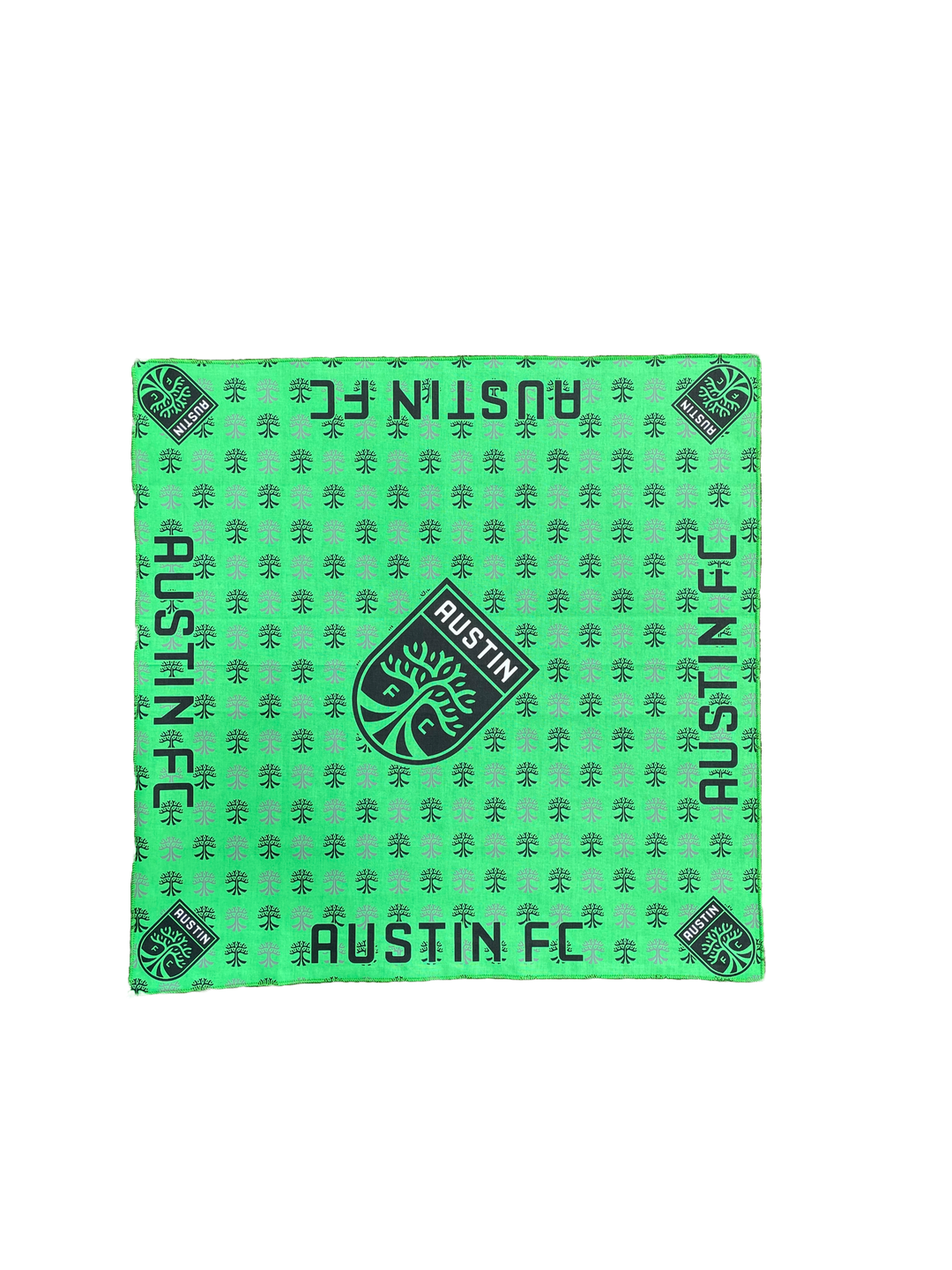 AUSTIN FC BANDANA MICRO SCATTER LOGO GREEN